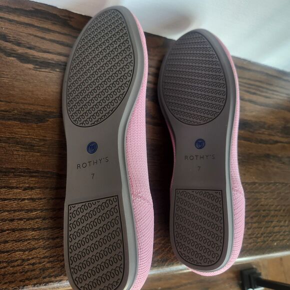 NIB Rothy’s The Daily Round Toe Flat RARE RETIRED COLOR-Size 7-Begonia Pink - Picture 6 of 15
